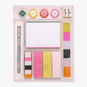 Kate Spade ACTUALLY I CAN Tackle Box Desk Set NWT!